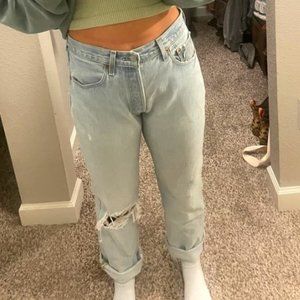 LEVI'S Jeans High Waisted - Waisted Denim Boyfriend Jeans 202 222 232